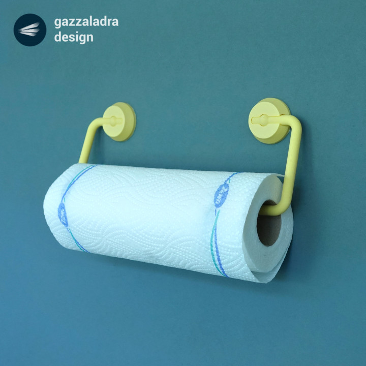 Paper towel holder print-in-place image