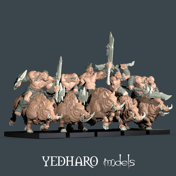 Savage Orc Mounted on Beast