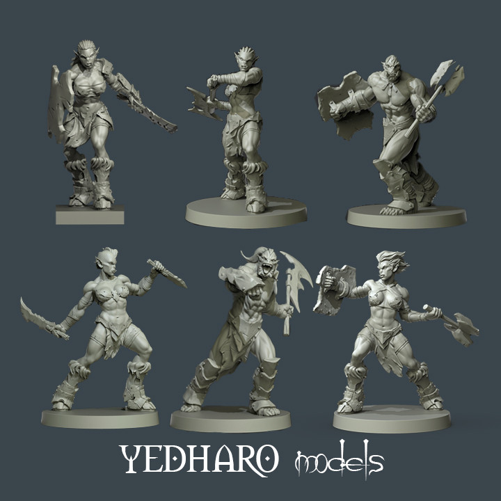 3d Printable Orc Unit By Yedharo Models Sl 5823