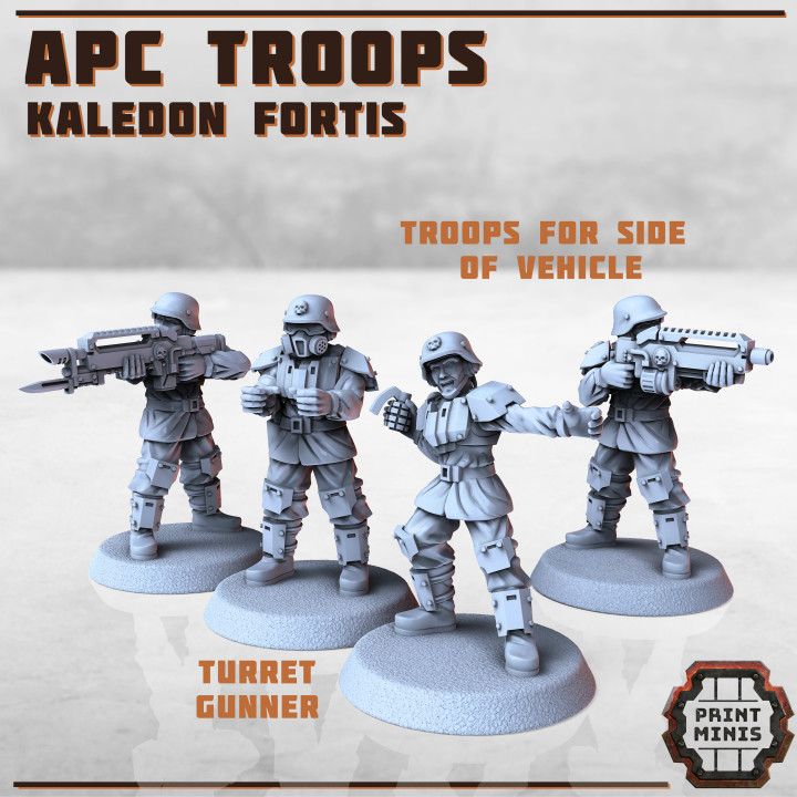 Kaledon Fortis APC Troops x7 image