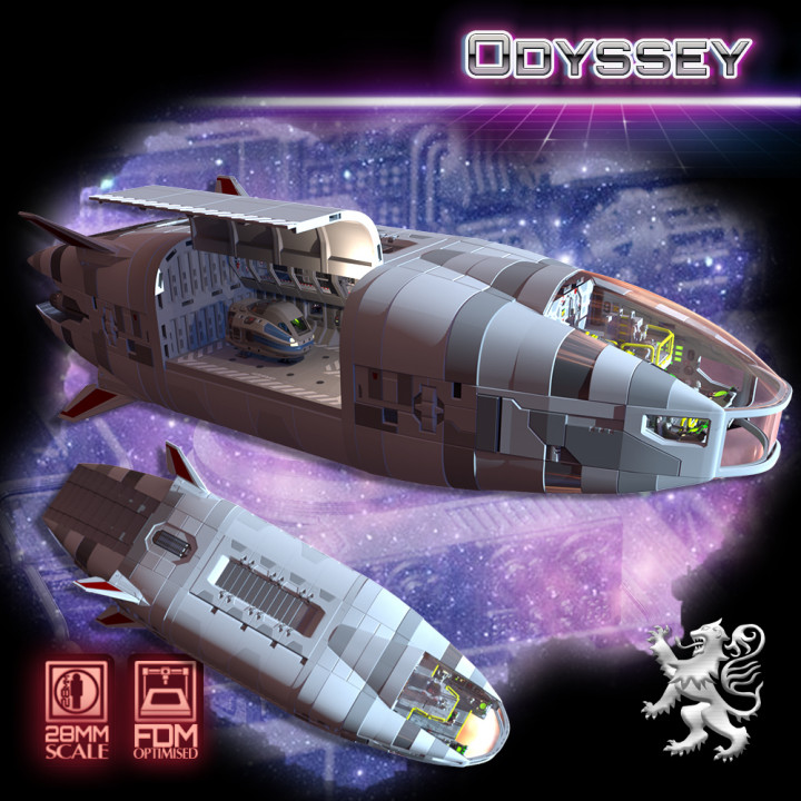 Odyssey 28mm Science and Survey Starship image