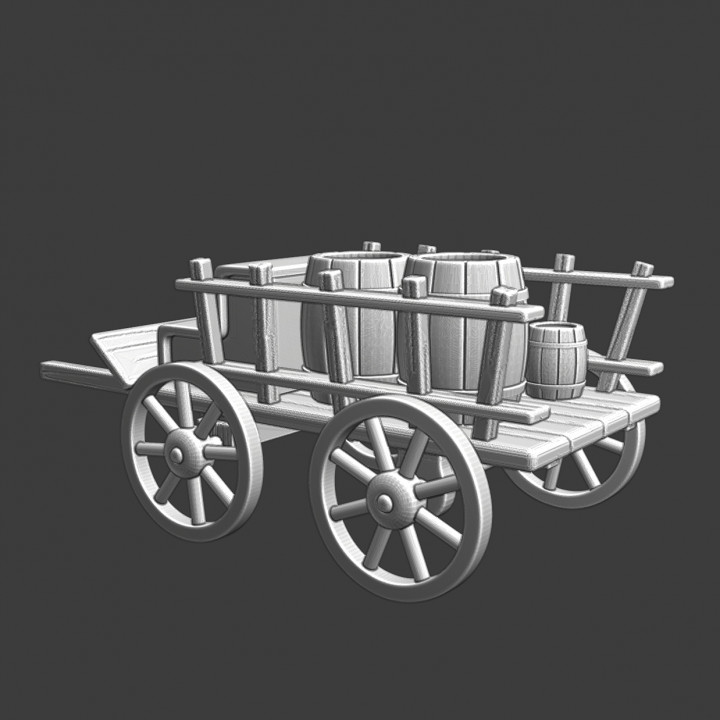 Medieval Wine Wagon