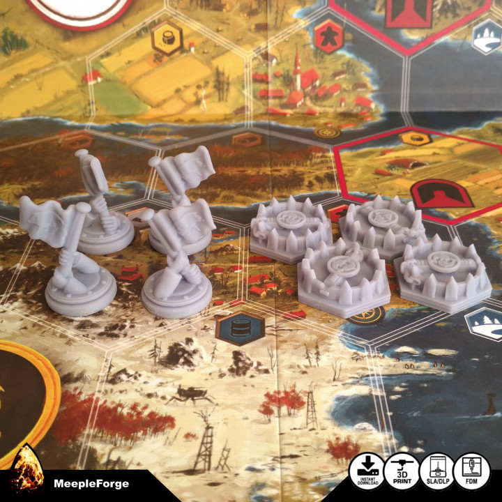 Scythe Invaders from Afar Traps and Flags image