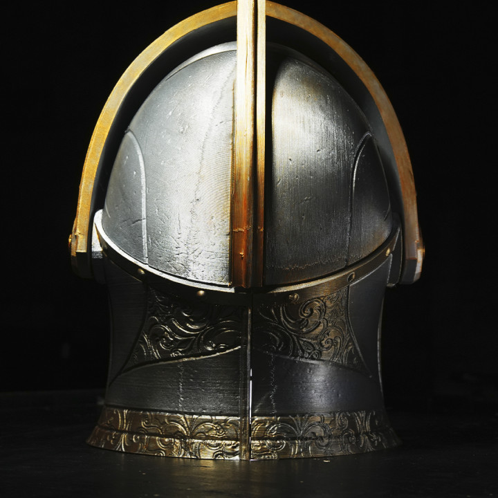 3D-Printed Knight Helmet