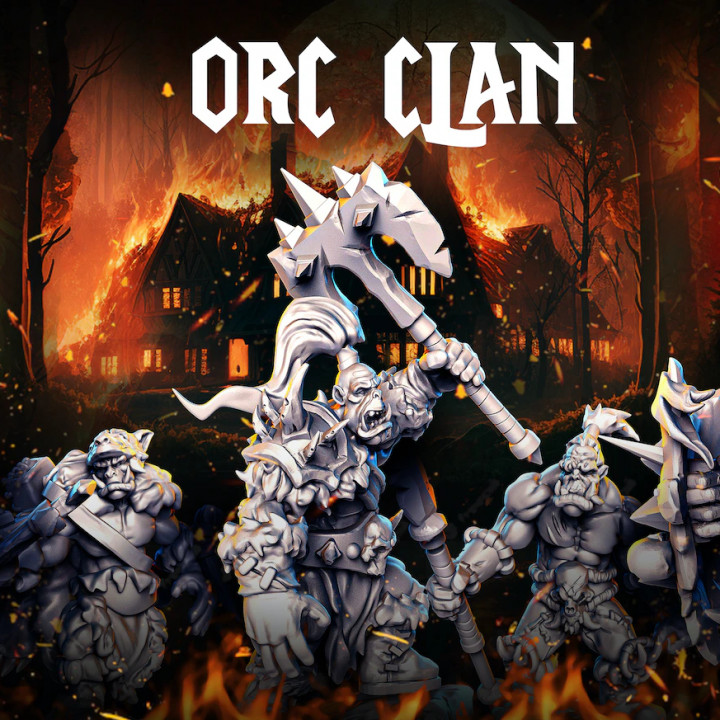 Orc Clan - Resin Terrain and Minis image