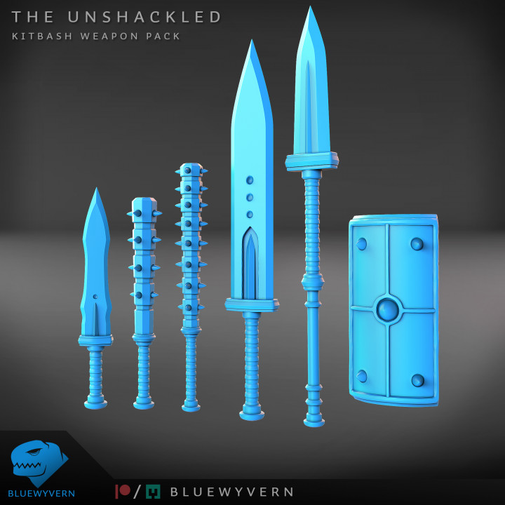 The Unshackled - Kitbash Weapon Pack image