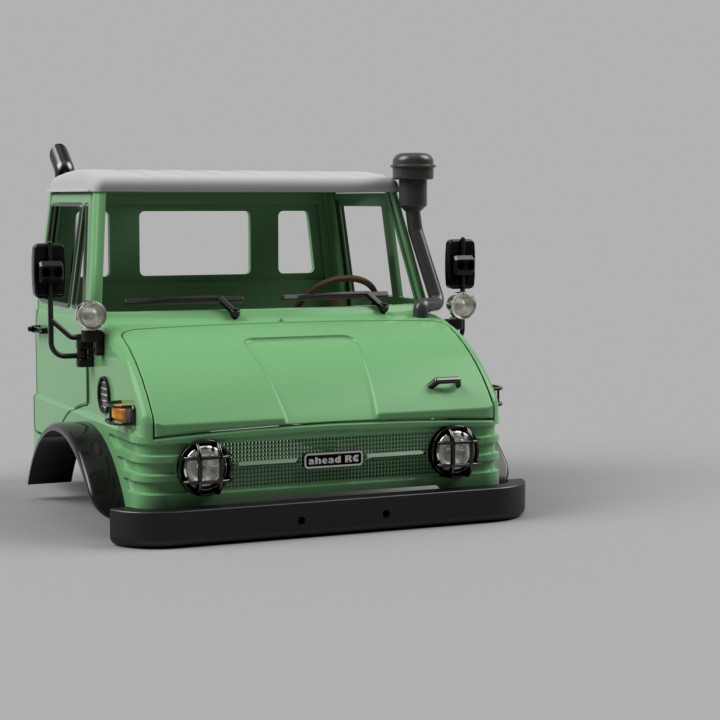 Crawler Bog 406 Cab (UNIMOG 406 replica) - 1/10 RC body image