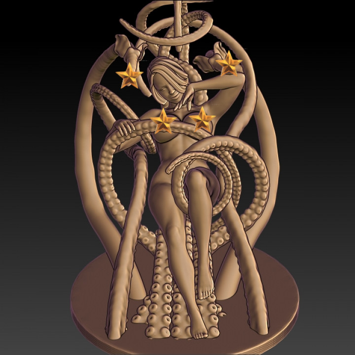 TENTACLES QUEEN - EROTIC MINIATURE 75 MM SCALE