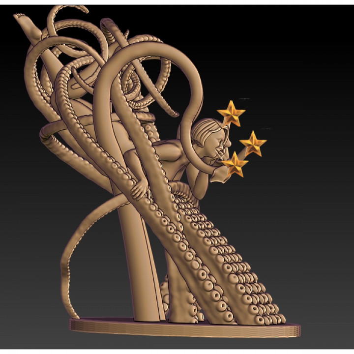 TENTACLES QUEEN - EROTIC MINIATURE 75 MM SCALE
