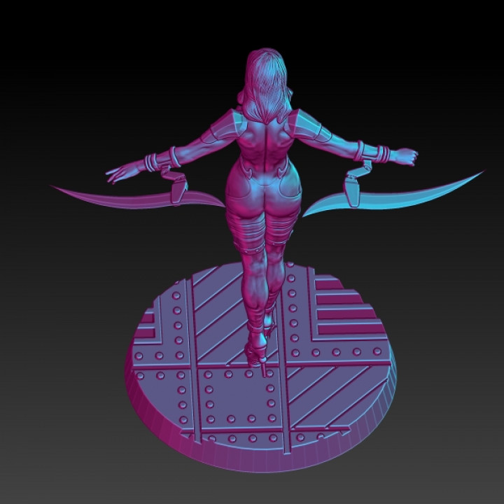 CYBERKILLERS - ALESSA - MINIATURE 32 AND 75 MM SCALE