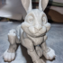 Bunny Rabbit Articulated figure, Print-In-Place, Cute Flexi print image