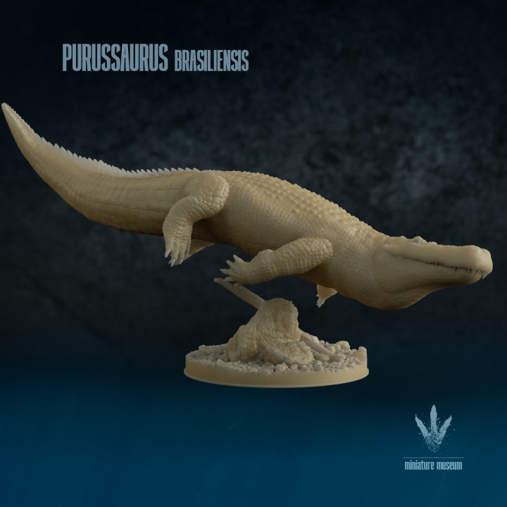 Purussaurus brasiliensis : Swimming image