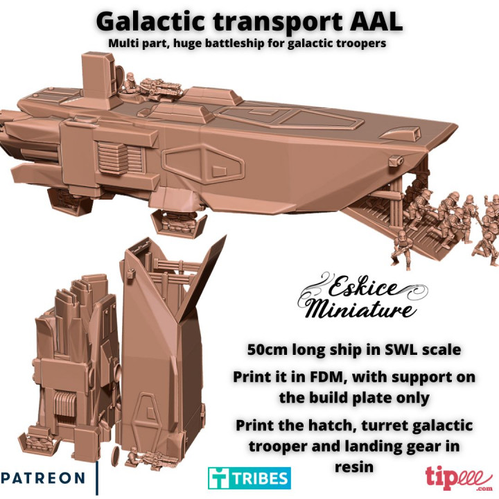 Galactic transport AAL - 35mm SWL Compatible image