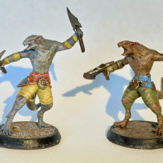 Picture of print of Pack Barbarian infantery
