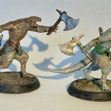 Picture of print of Pack Barbarian infantery