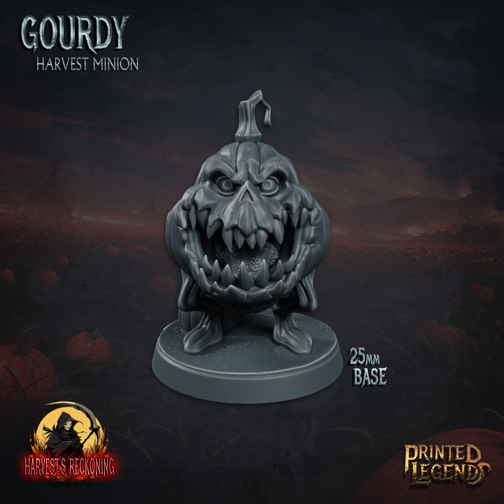 Gourdy01 Pumpkin Monster (25mm Base) image