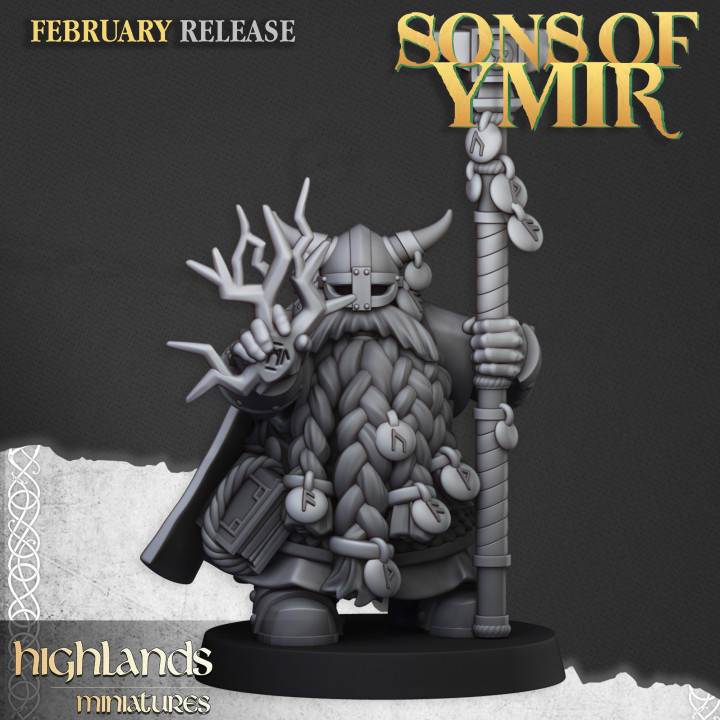 Dwarf Runemasters - Highlands Miniatures