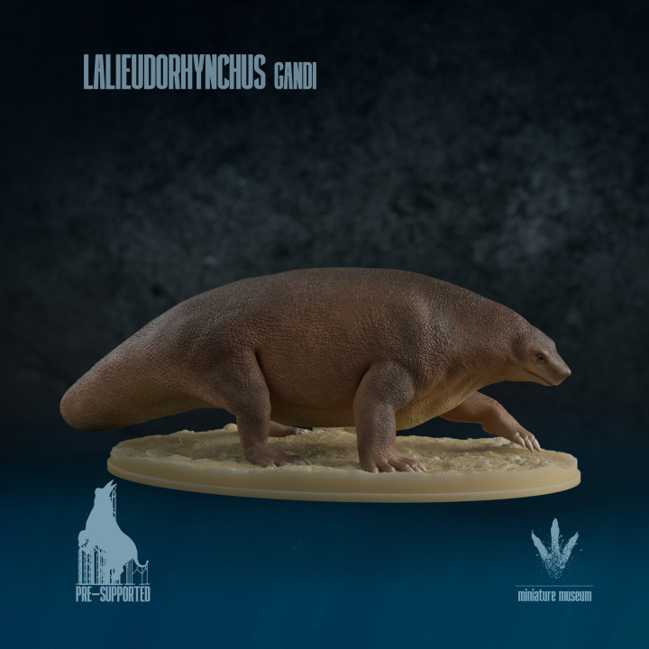 Lalieudorhynchus gandi : The Permian Hippo-like Synapsid image