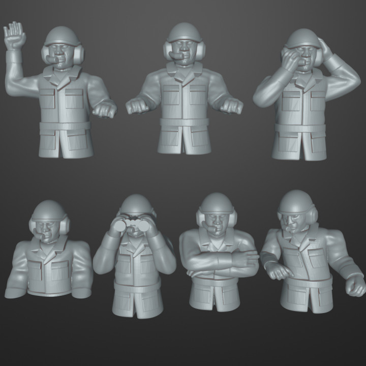10 & 15mm US Vehicle Crew (1980s) CW-US-2