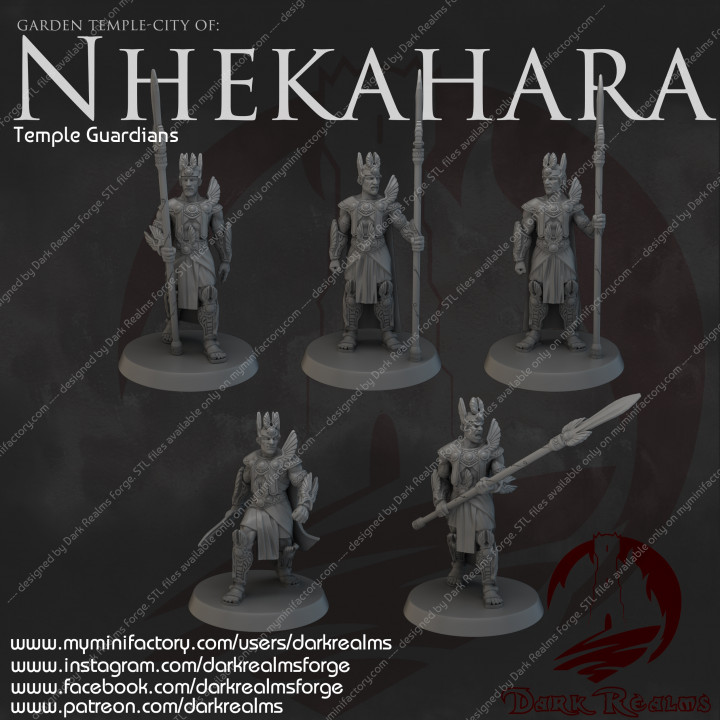 Dark Realms - Nhekahara - Temple Guardians