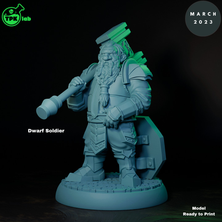 Dwarf Soldier (2)(male)