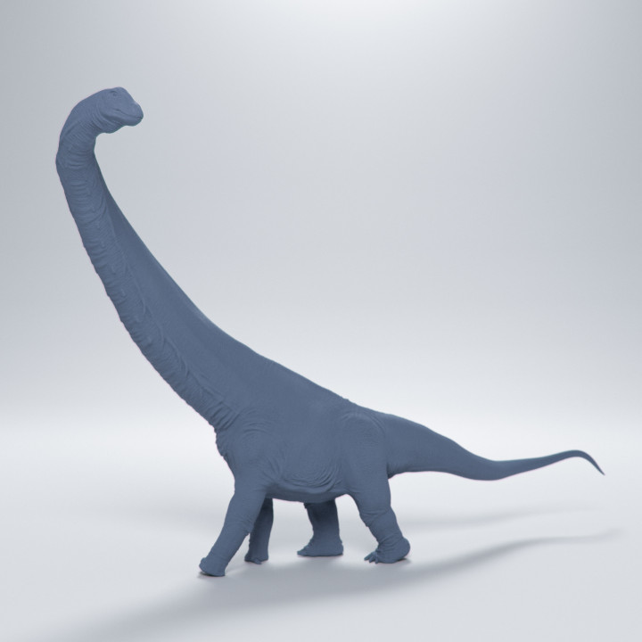 Dreadnoughtus turning 1-72 scale pre-supported dinosaur image