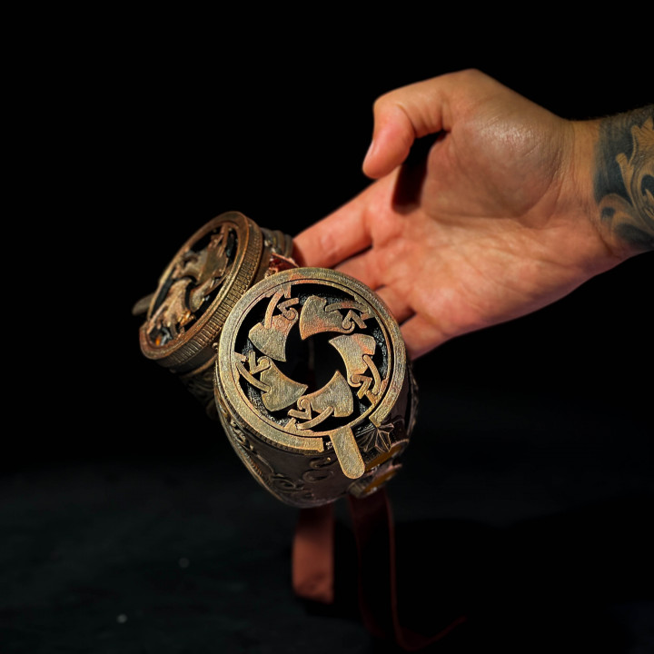 Steampunk 3D-Printed Goggles image