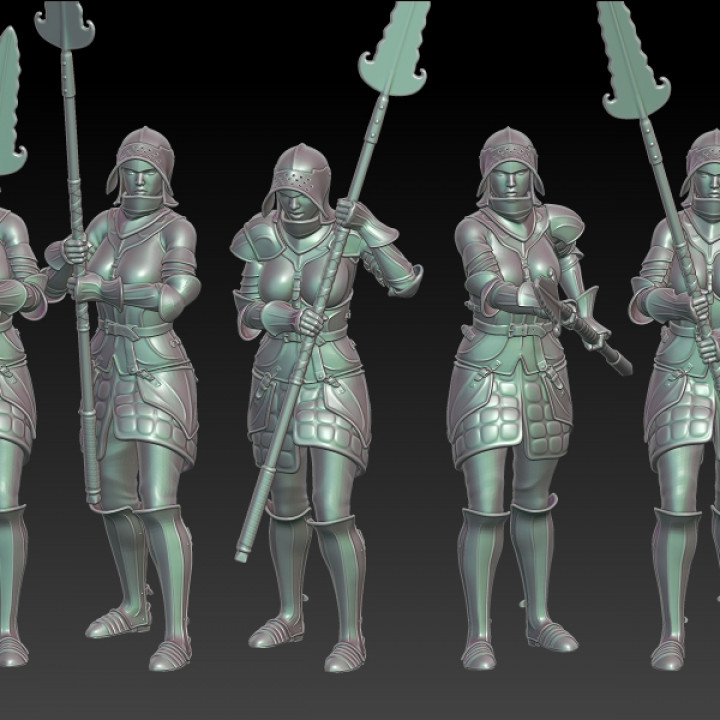 FEMALE SPEARMEN - MINIATURE 32 SCALE