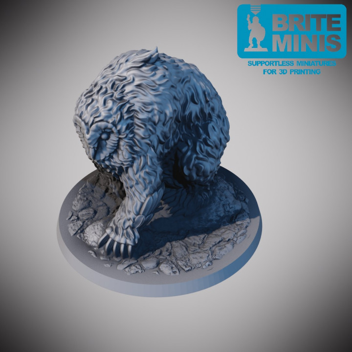 Owlbear! Supportless & Easy to print - for FDM and resin image