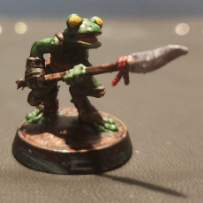 Picture of print of Frogfolk Sample Set (clothed)