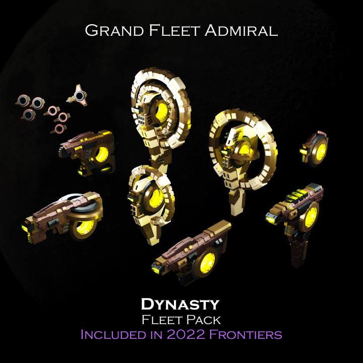 SCI-FI Ships Fleet Pack Frontiers - Dynasty - Presupported image