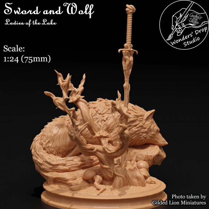 Sword and Wolf (1:24 scale) Ladies of the Lake image