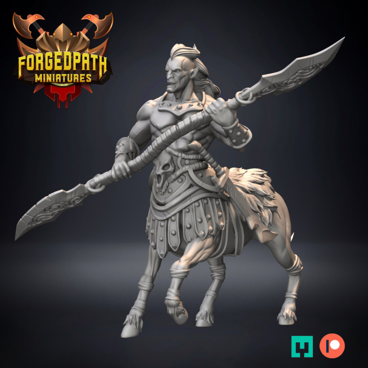 3D Printable Centaur - Greek by Forged Path Miniatures