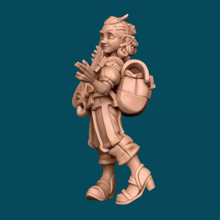 Waffle, a mischievous bard image