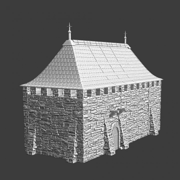 Medieval Fortified Manor model