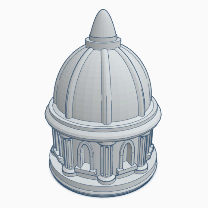 Gothic Imperial Senate Building with Hex Base image