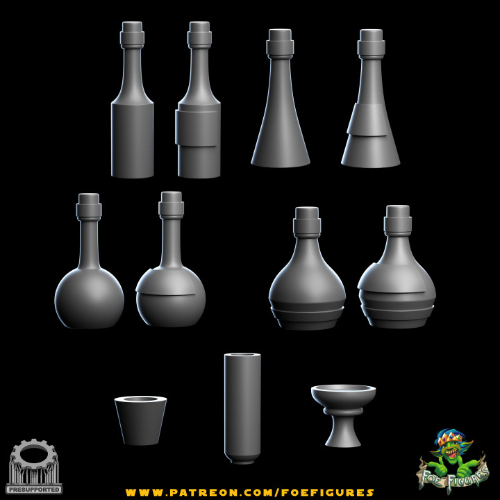 Bottles and Cups Bits image