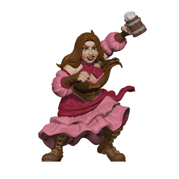 Brunhilde, Barmaid Barbarian [Pre-Supported]