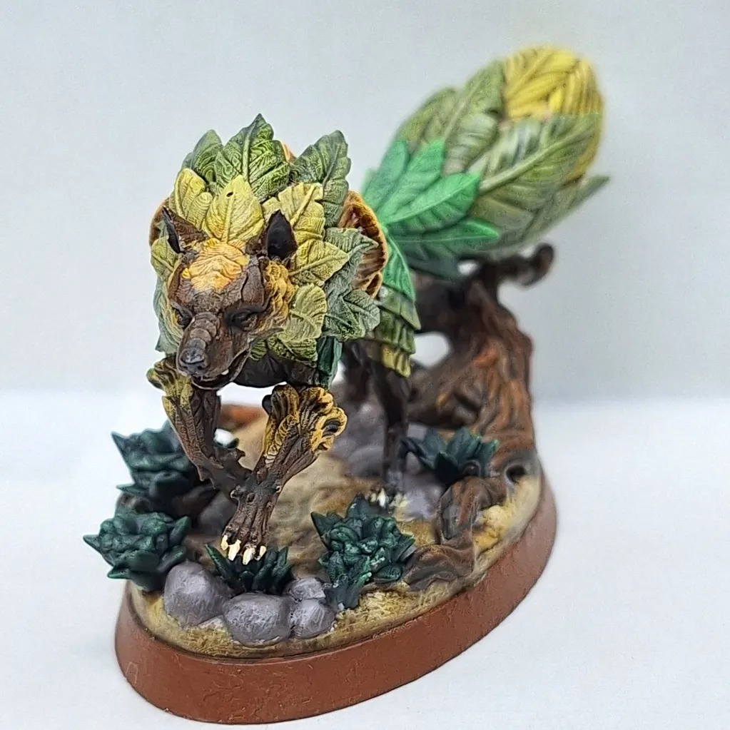 273_ 【QY studio】　Whispering Fae PET 3D Print of Wolfthorns | PRESUPPORTED | The Fae Petal Courts