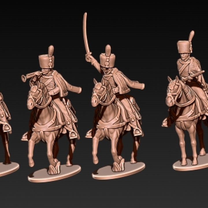 Napoleonic guard chasseurs a cheval image