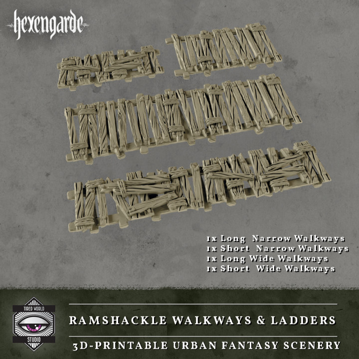 Ramshackle Walkways and Ladders image