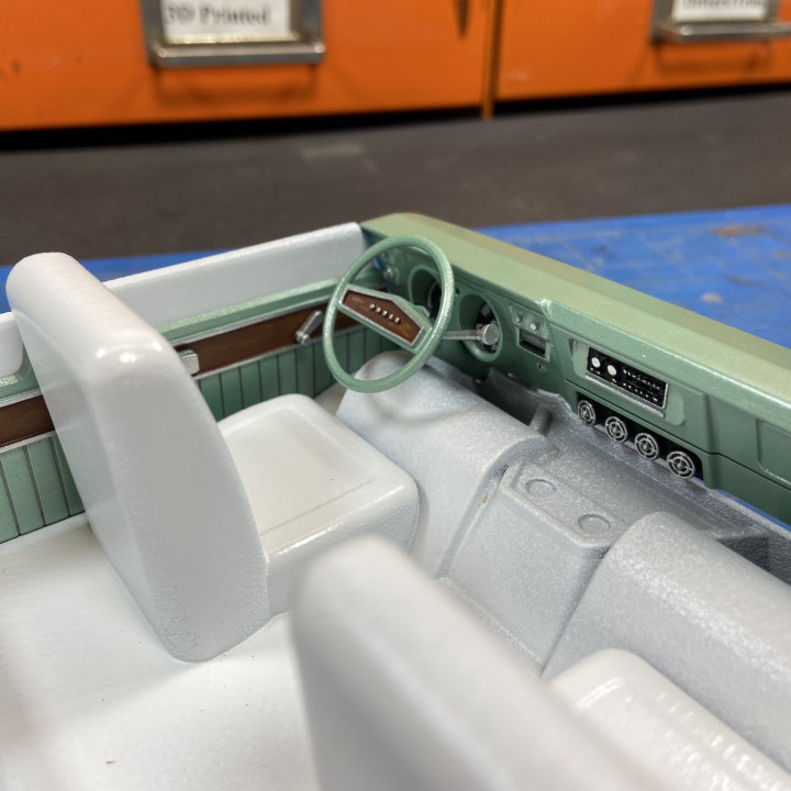 Tamiya Lunchbox Dodge Van Full Passenger interior image