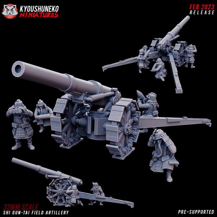 Shi Gun-Tai Field Artillery and Crew image