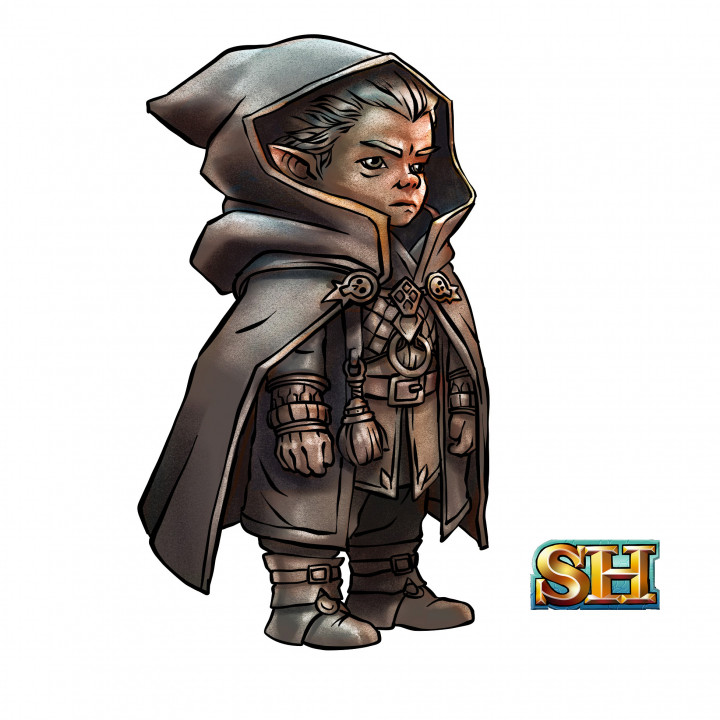 Halfling Rogue Miniature