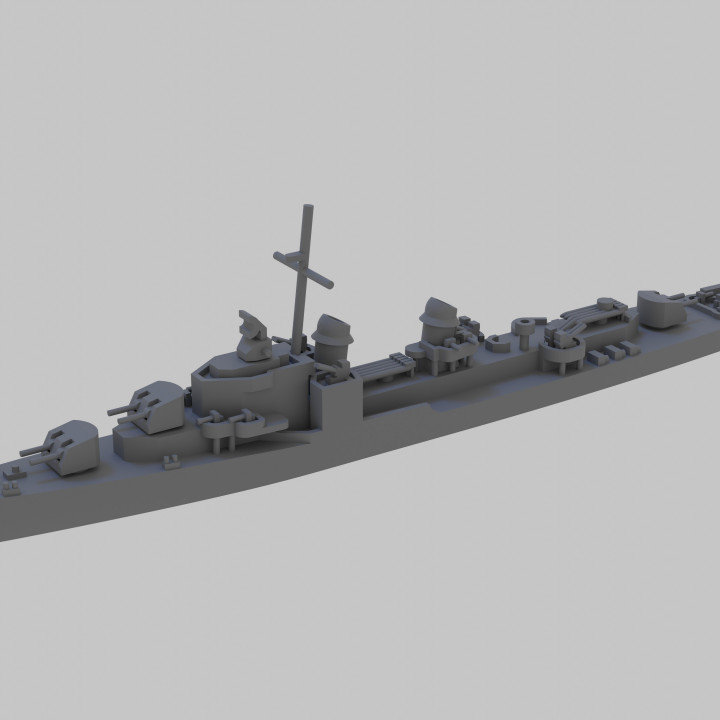 United States Navy Sumner Class Destroyer