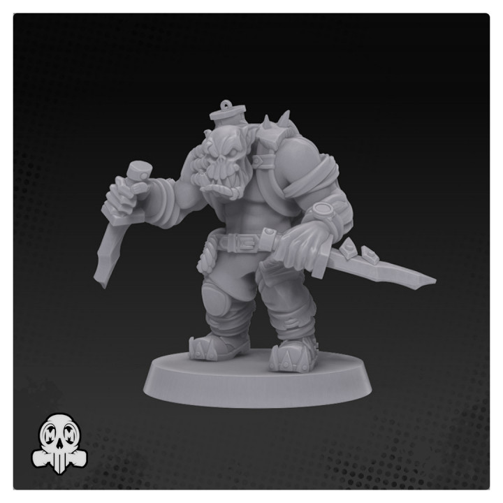 3D Printable Orc Commando Slashers Modular Kit by Malicious Mini's