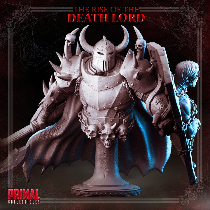 Dark knight - Kalsour - Bust - March 2023 - THE RISE OF THE DEATH LORD - MASTERS OF DUNGEONS QUEST image