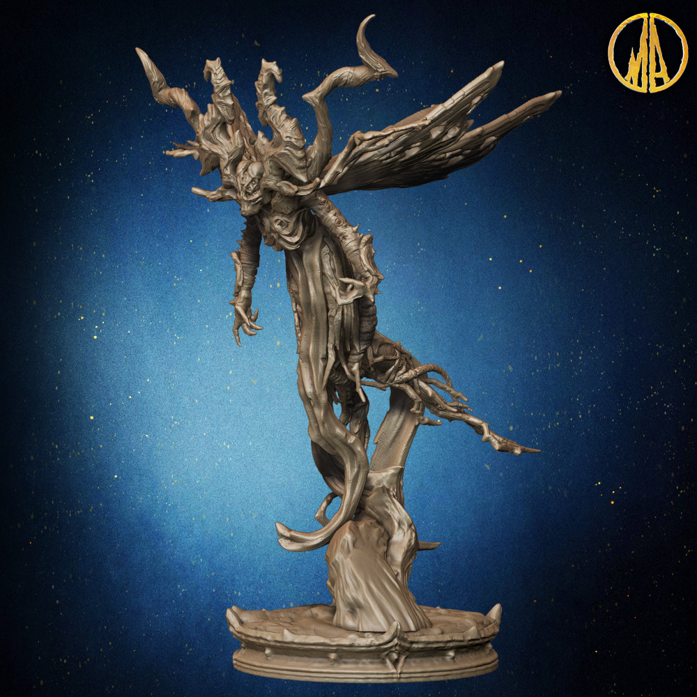 3D Printable Corrupted Fairy - 4 poses - The Whispering