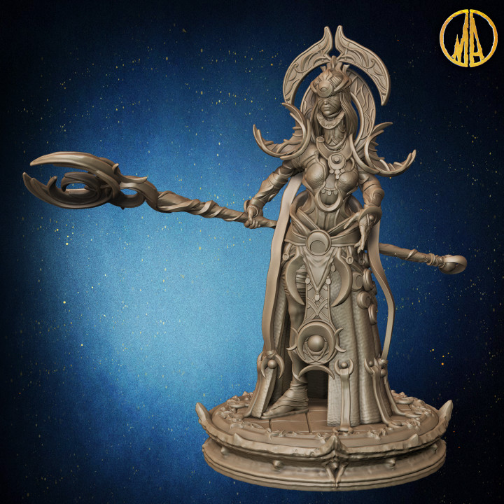 Moon Priestess - 3 poses - The Whispering Forest image