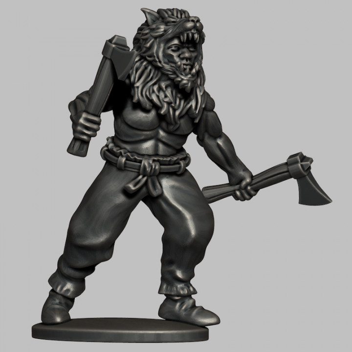 3D Printable Ulfhednar Viking Berserkers By Wargames Atlantic